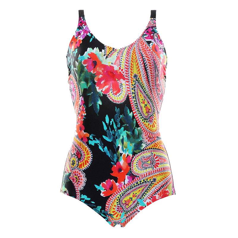 温泉欧洲进口显瘦连体泳衣特价