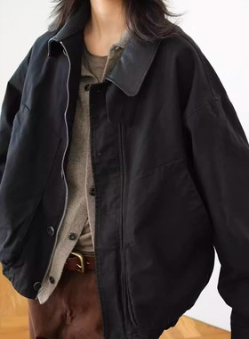 意大利进口Minerva皮领做旧Barbour风猎装棉服 HUNTINGOLD 1533