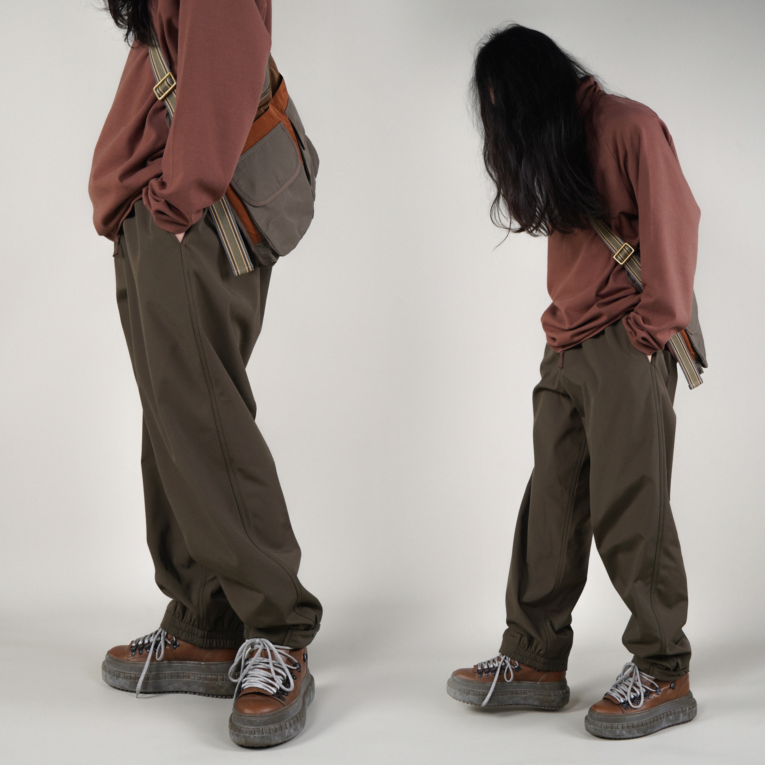 1533加绒保暖休闲裤日系复古