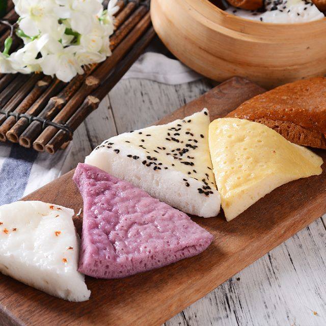 宁波特产传统手工糕点小吃水塔糕 白糖米糕发糕酒酿米馒头糯米糕