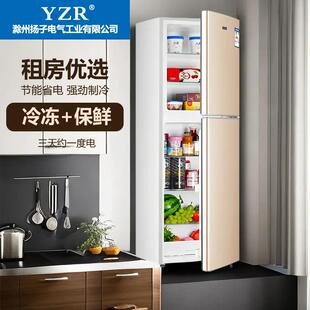 冰箱小型家用3-4人双开门大容量冷藏冷冻省电一级能效节能1.5米48