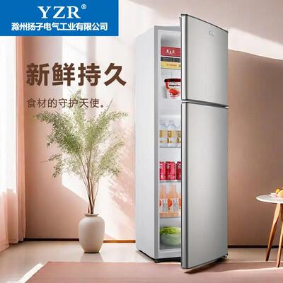出租房小户型冰箱双门式大容量一级能效家用小型冷藏冷冻1米3制冰