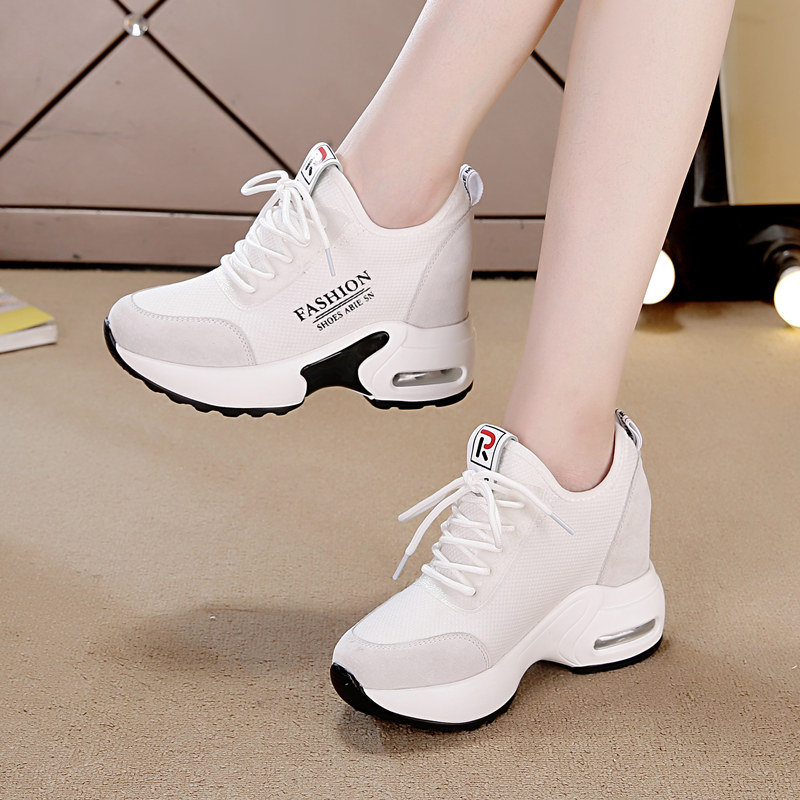 秋冬内增高女鞋韩版百搭小白鞋时尚学生鞋新款休闲鞋女透气女鞋子在类目 女鞋, 低帮鞋中 - 来自Buy2taobao.com提供专业的淘宝代购服务