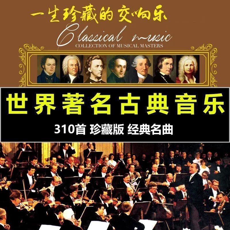 世界古典音乐无损车载U盘310首