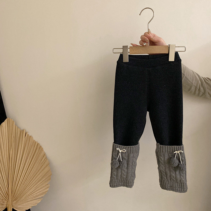 【安安家】女童韩系秋冬2025百搭洋气新款慵懒风加绒打底裤R25654,童装/婴儿装/亲子装,裤子,淘宝优惠券,粉丝福利购,淘宝优惠卷