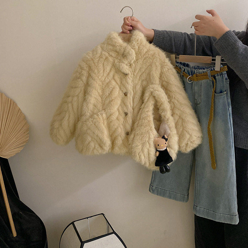 女童韩版2025秋冬季新款潮流时尚女宝宝百搭洋气一体毛绒外套潮,童装/婴儿装/亲子装,普通外套,淘宝优惠券,粉丝福利购,淘宝优惠卷