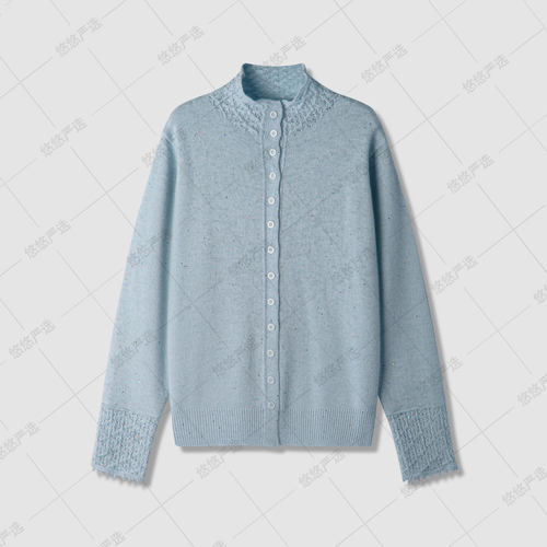 【悠悠粉丝专享】370克 浣熊绒+羊毛 毛衣女宽松高级针织衫外套