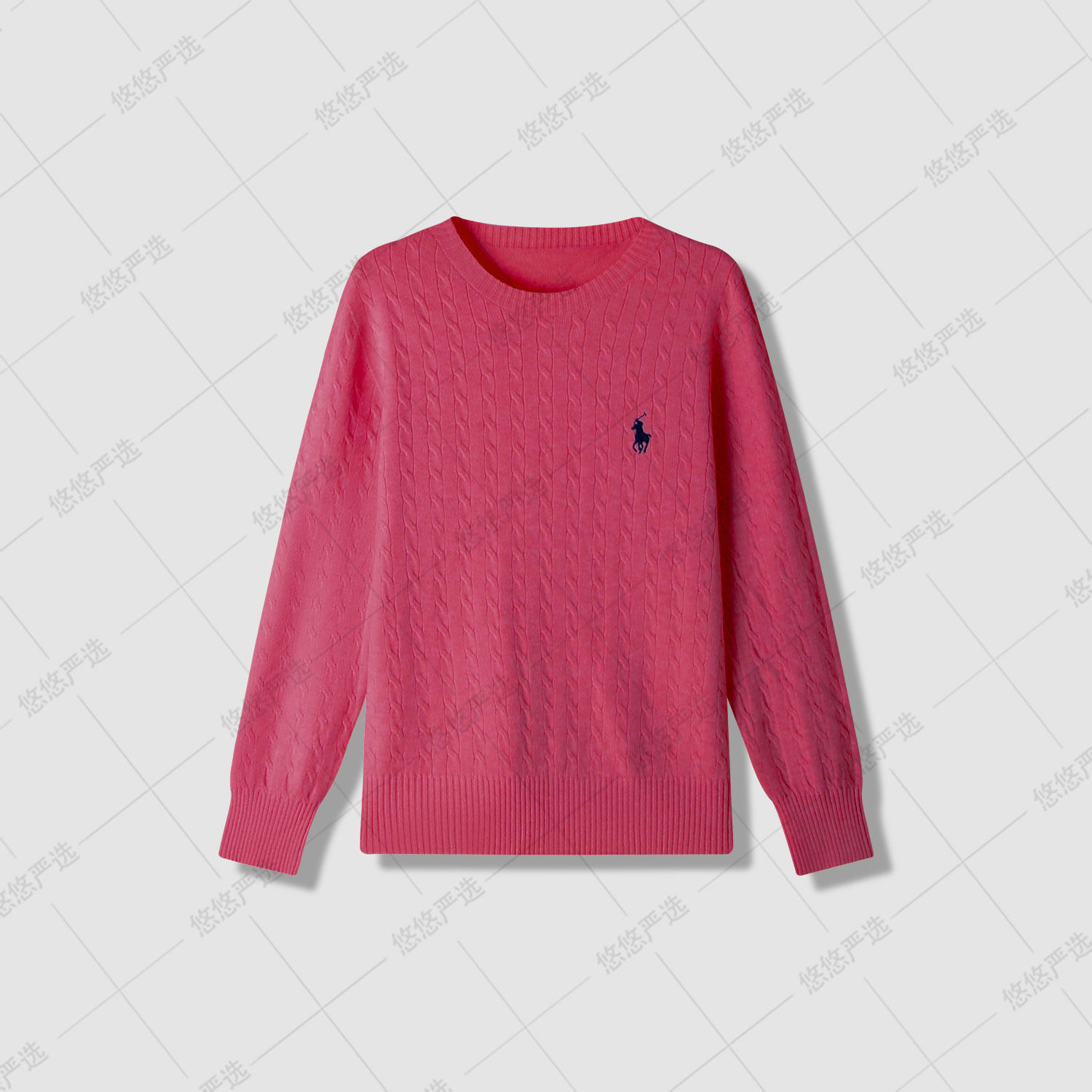 【新型特种纱线】250克 安迪绒圆领麻花刺绣45羊毛长袖上衣打底衫,女装/女士精品,毛衣,淘宝优惠券,粉丝福利购,淘宝优惠卷