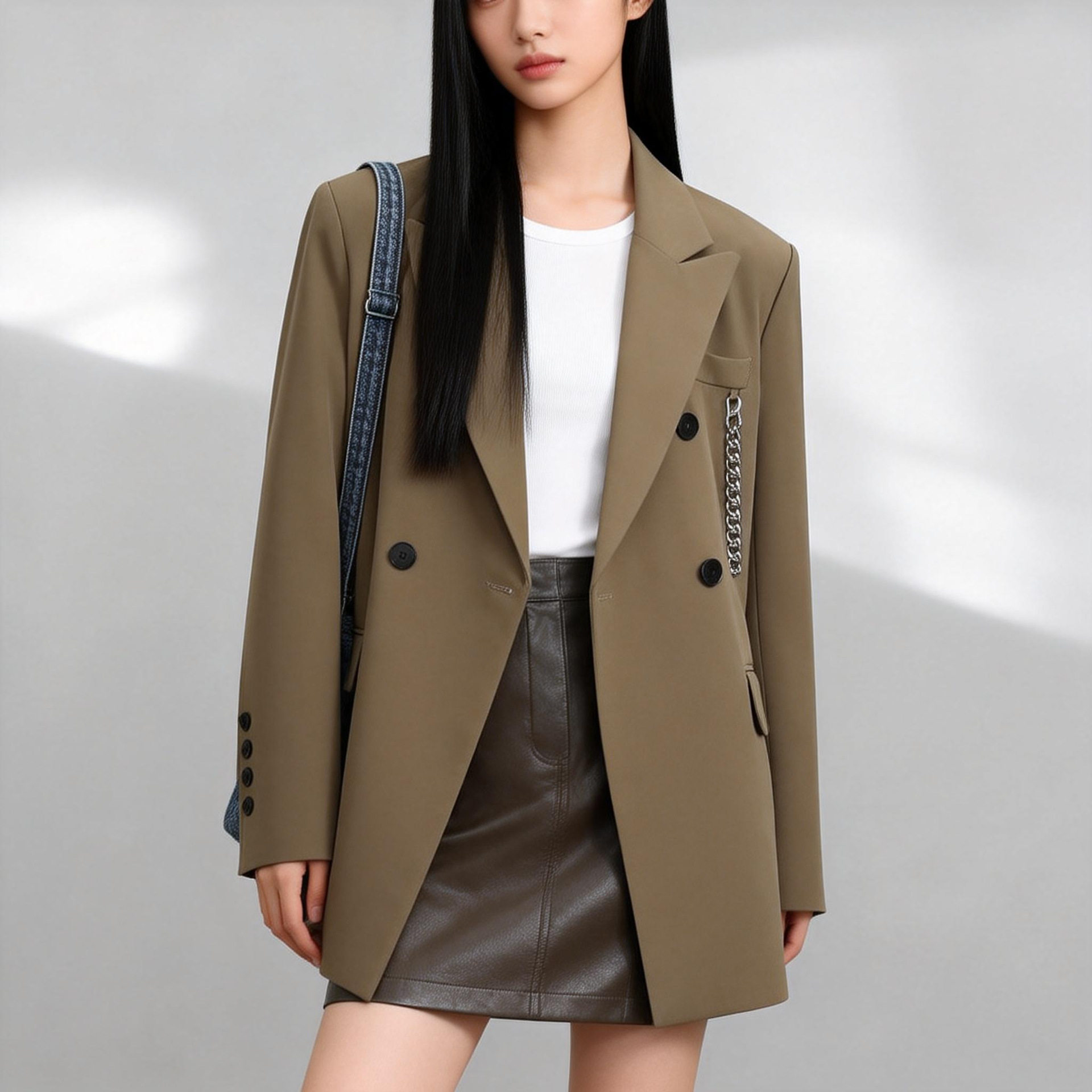 西装外套女新款感洋气宽松显瘦休闲oversize春秋女装上衣潮,女装/女士精品,西装,淘宝优惠券,粉丝福利购,淘宝优惠卷