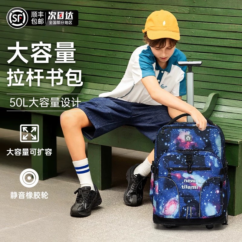 小学生拉杆书包双肩包儿童