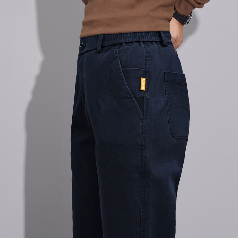 秋冬莱赛尔休闲裤男士2025新款厚