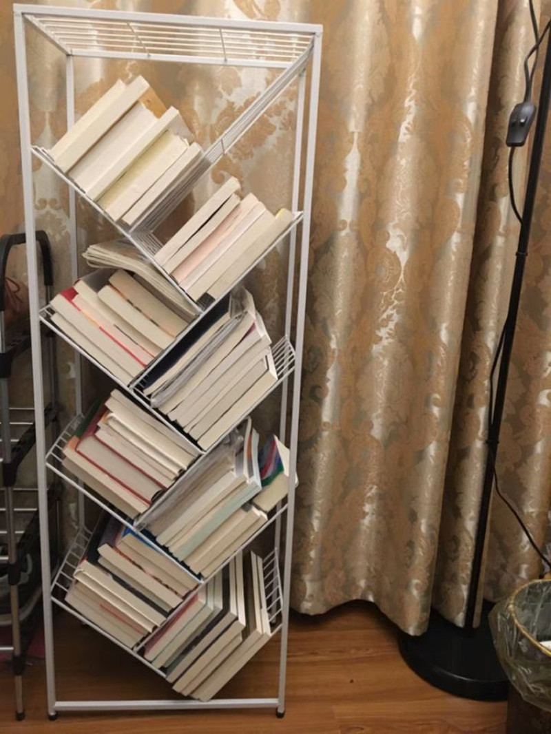 铁秀才儿童书架落地学生树形书架置物架简约现代客厅收纳绘本书架11-19新券