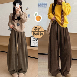高腰显瘦百搭休闲阔腿裤 女新款 女 慵懒风休闲中线阔腿裤 现