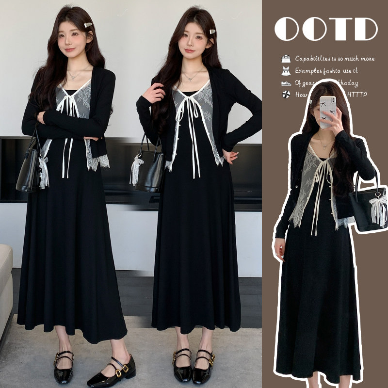 2026春季气质蕾丝拼接吊带连衣裙孕妇套装,孕妇装/孕产妇用品/营养,套装,淘宝优惠券,粉丝福利购,淘宝优惠卷