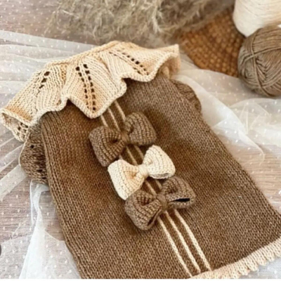 狗狗毛衣秋冬款宠物泰迪比熊中小型犬猫咪雪纳瑞针织小狗洋气衣服