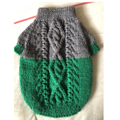 新款 宠物毛衣狗衣服泰迪毛衣贵宾小型犬毛衣绞纹拼色休闲小狗毛衣