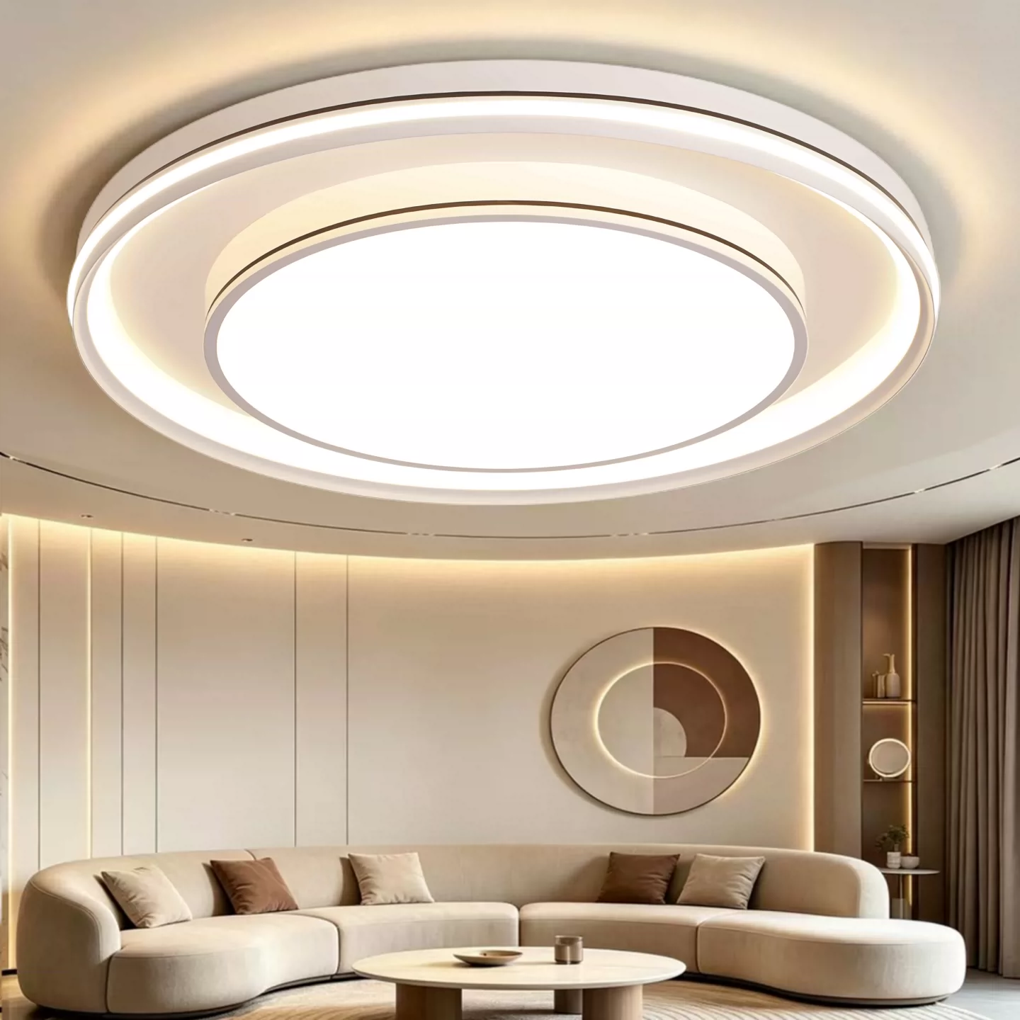 2026年新款客厅灯大灯轻奢大厅灯大尺寸中山灯具led卧室吸顶灯具