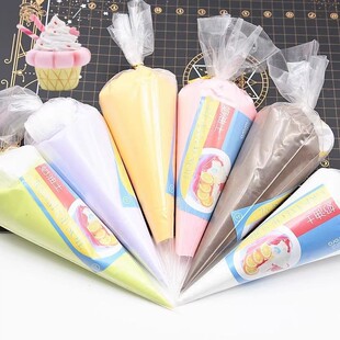 奶油粘土黏土食玩彷真冰淇淋蛋糕50G大包装 墨叔家 奶油胶送裱花嘴