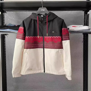 李宁2026春季新款棉服男联名款宽松保暖短款运动休闲外套 AJMW089