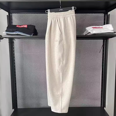 李宁2026春季新款男子运动潮流系列卫裤宽松平口运动长裤 AKLW069