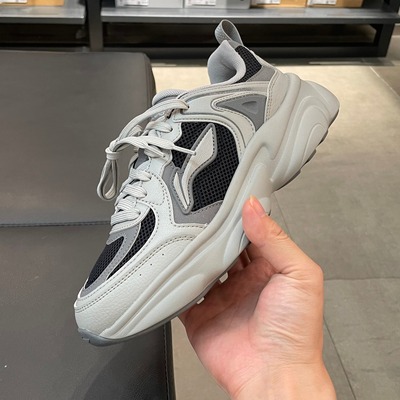 李宁2025秋冬新款奶椰复古减震回弹经典男子休闲鞋慢跑鞋 AGCV403