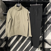 李宁2025秋款 AFDV901 运动风衣男子团购系列防泼水外套运动服套装