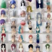 墨染青丝假发定制各种渐变挑染拼色cos假发一件起定做cos假毛假发