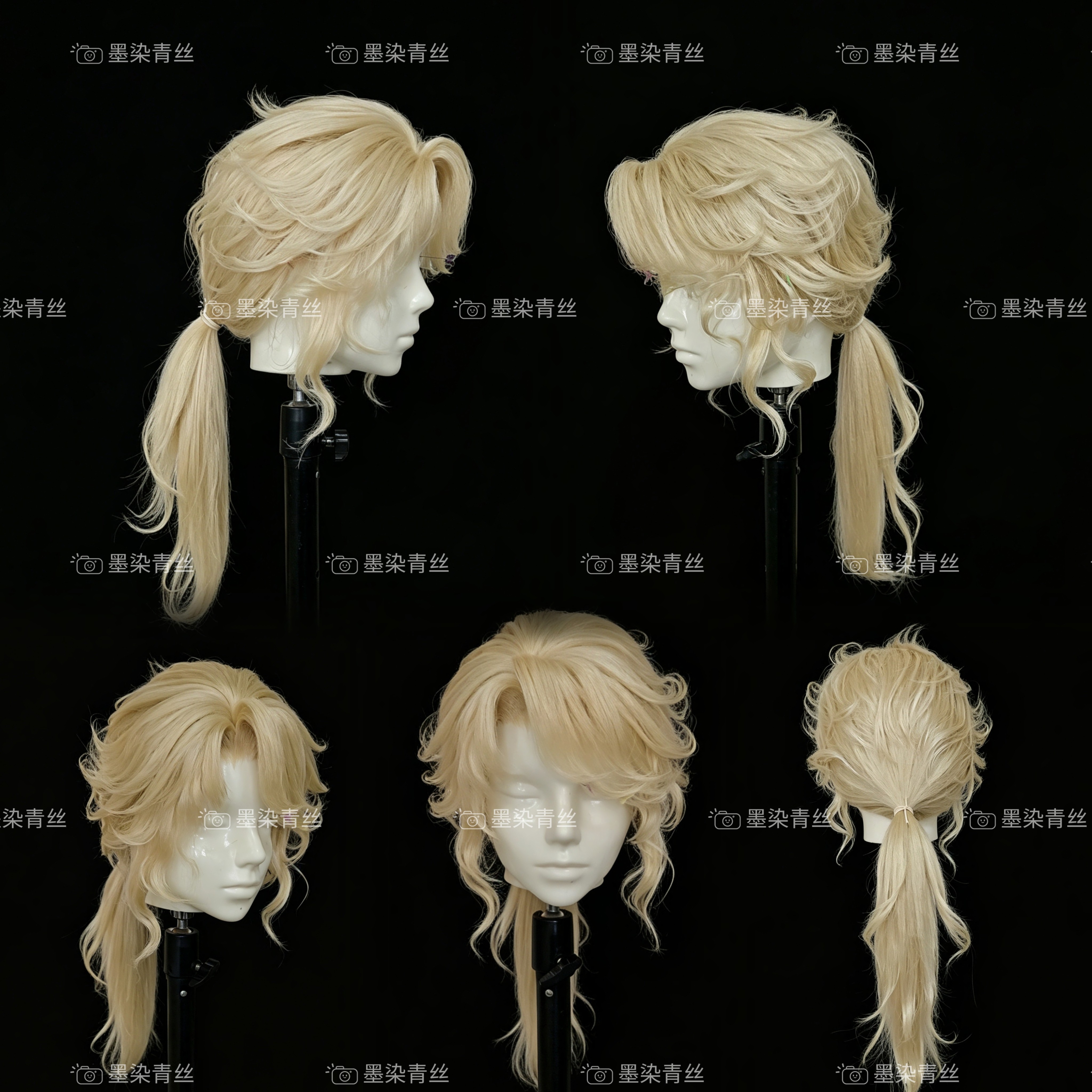 墨染青丝假发定制 第五人格 作曲家cos假发来图定做各种人物假毛图片