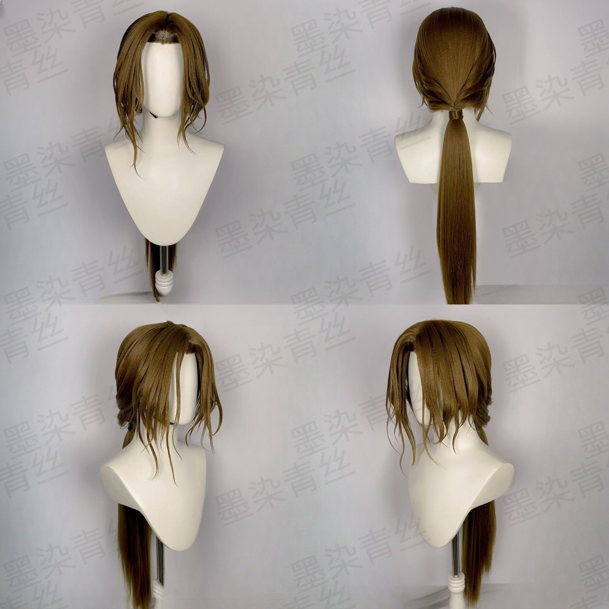 来图定制cos假发墨染青丝