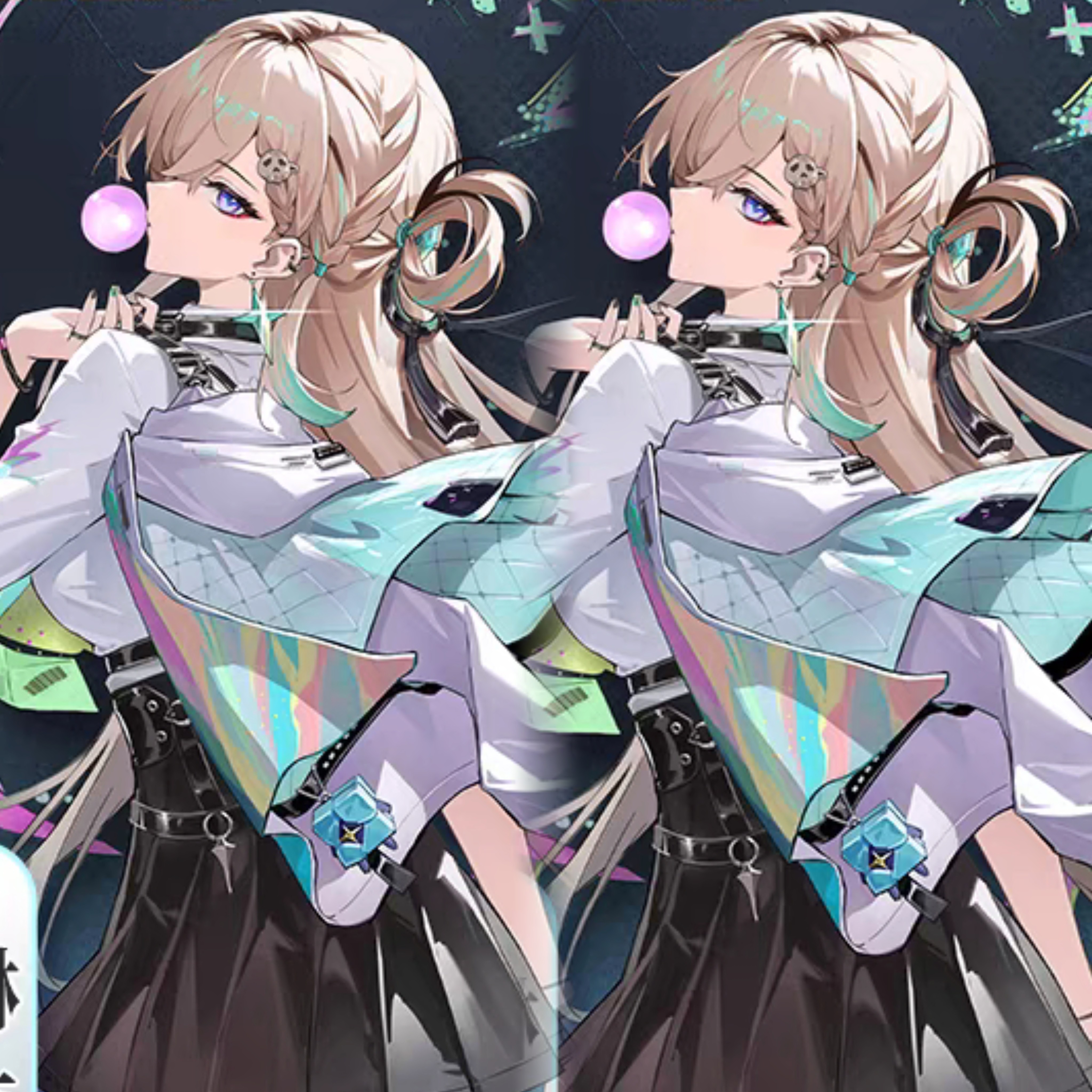 墨染青丝假发定制 鸣潮 琳奈cos假发来图定做各种人物假毛假发