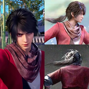 墨染青丝假发定制不良人第五季李星云cos假发一件起定做各种假毛