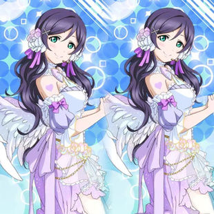 墨染青丝假发定制love live 东条希cos假发一件定做各种人物假毛