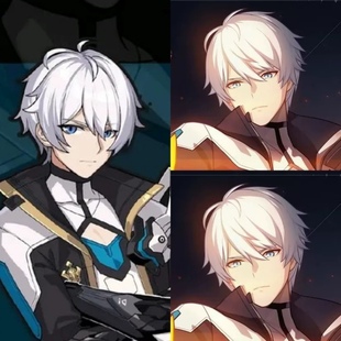 墨染青丝假发定制崩坏学园3凯文cos假发一件起定做各种人物假毛