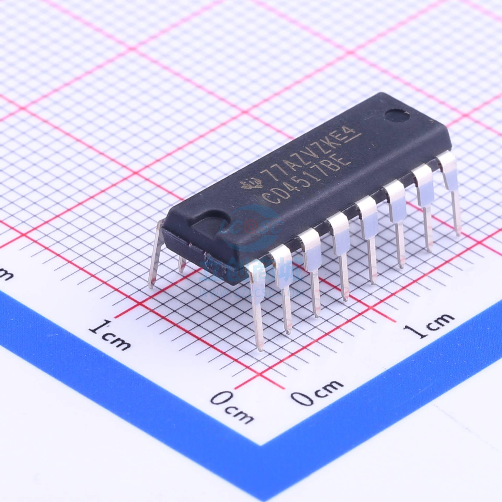 寄存器 CD4517BE DIP-16 TI 全新原装进口
