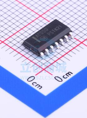逻辑门 MC74AC00DR2G SOIC-14_150mil ON 全新原装进口