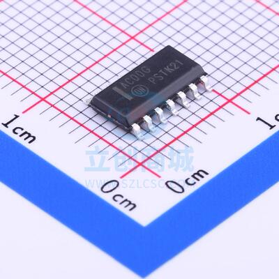 逻辑门 MC74AC00DR2G SOIC-14_150mil ON 全新原装进口