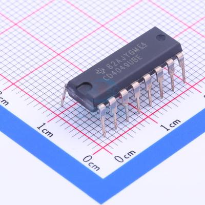 驱动器 CD4049UBEE4 PDIP-16 TI 全新原装进口