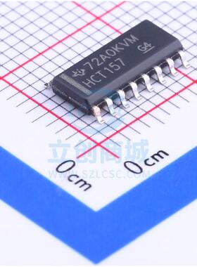 信号开关/编解码器/多路复用器 SN74HCT157DR SOIC-16_150mil TI
