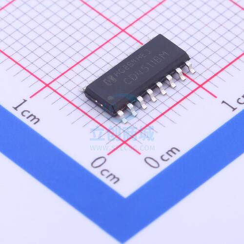 信号开关/编解码器/多路复用器 CD4511BM/TR SOP-16 HGSEMI(华冠)