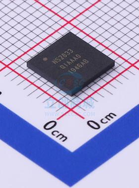 无线收发芯片 nRF52833-QIAA-R AQFN-73 NORDIC