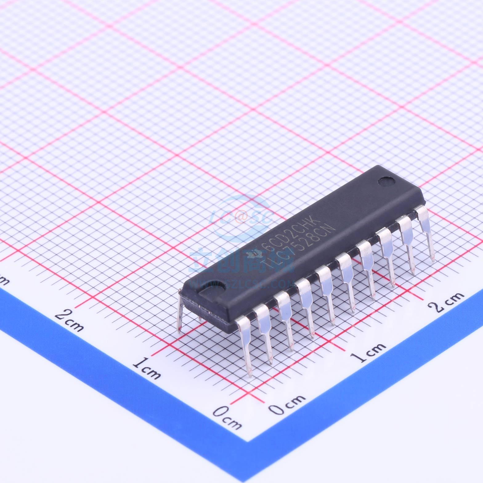 数模转换芯片DAC TLC7528CN DIP-20 TI 全新原装进口