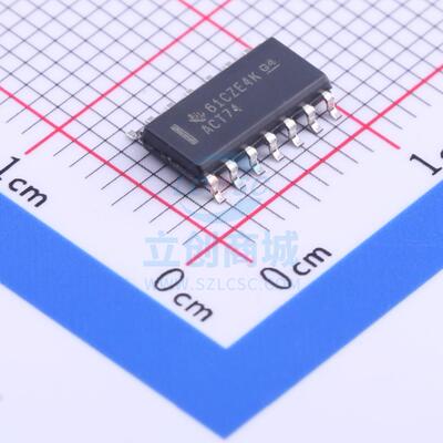 触发器 SN74ACT74DR SOIC-14_150mil TI 全新原装正品