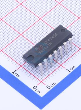 驱动器 SN7407N PDIP-14 TI 全新原装正品