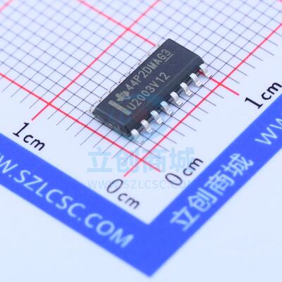 达林顿晶体管阵列 ULN2003V12DR SOIC-16_150mil TI 全新原装进口
