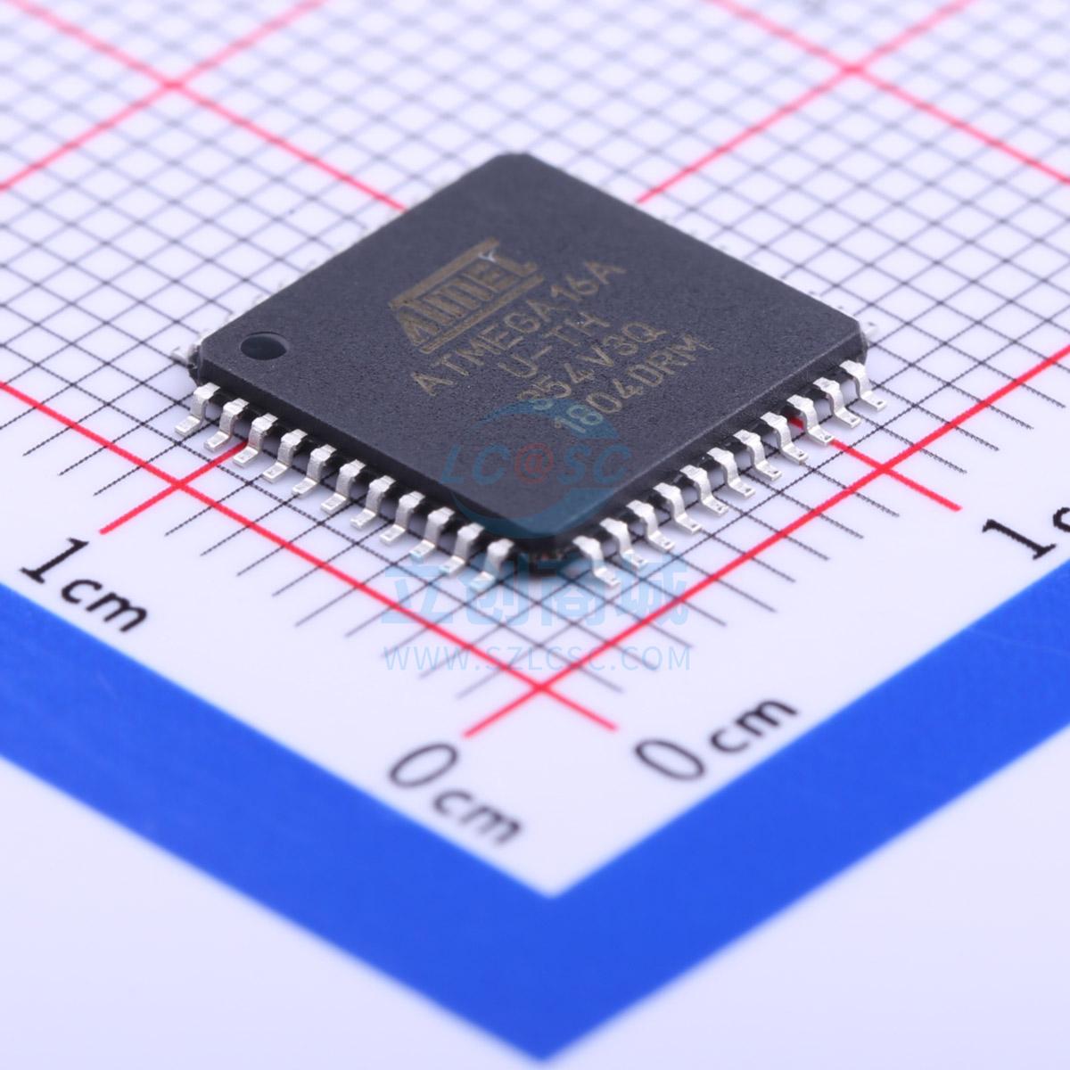 单片机(MCU/MPU/SOC) ATMEGA16A-AU TQFP-44_10x10x08P MIC 全新