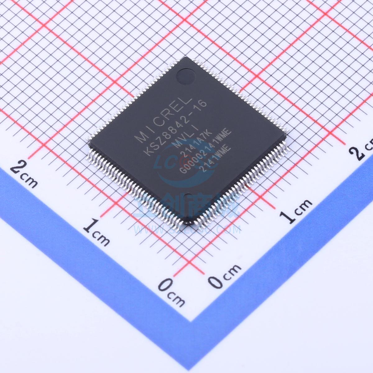 以太网芯片 KSZ8842-16MVLI-TR LQFP-128 MIC 全新原装进口