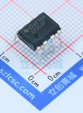 FET输入运放 LF353P DIP-8 TI 全新原装进口