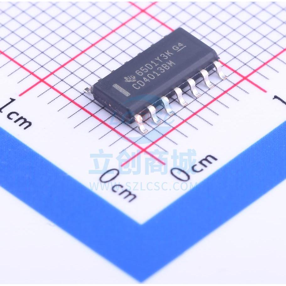 触发器 CD4013BM96G4 SOIC-14_150mil TI 全新原装进口