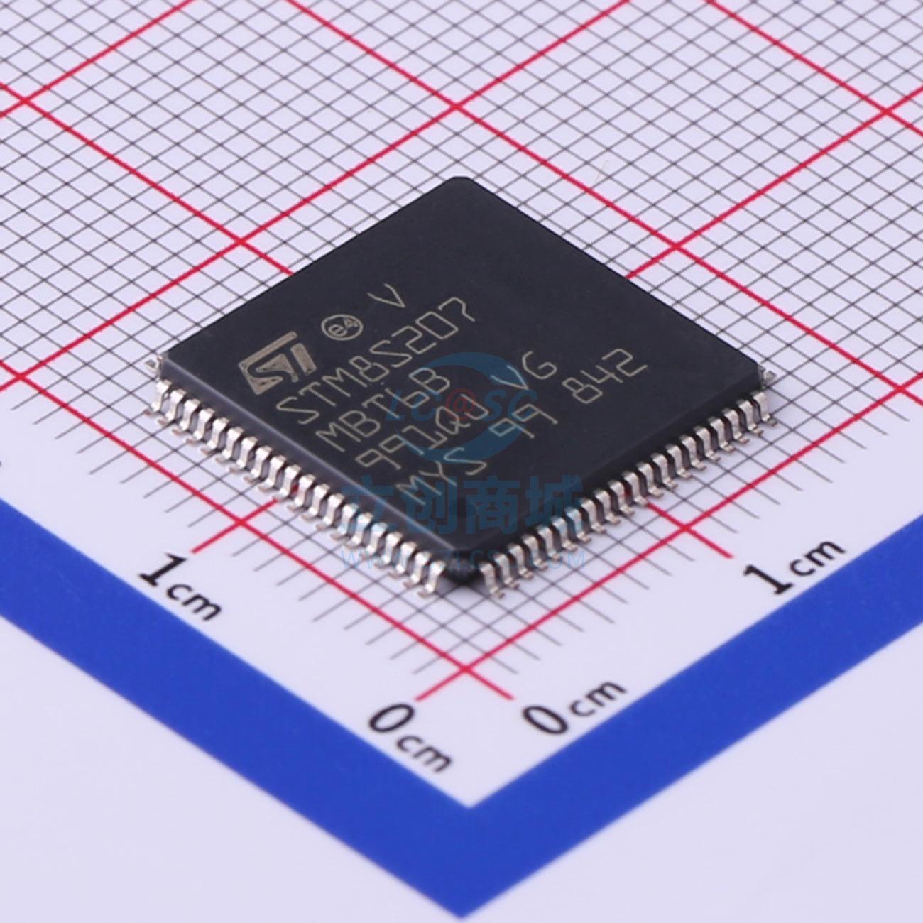 单片机(MCU/MPU/SOC) STM8S207MBT6B LQFP-80_14x14x065P ST 全新