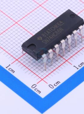 逻辑门 SN74HC86N DIP-14 TI 全新原装进口